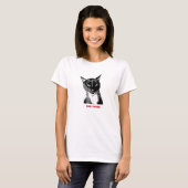 "Boo-Gruppe" Tuxedo-Katzen-T - Shirt (Vorne ganz)
