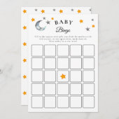 Boo Halloween Baby Shower Baby Bingo Game Card Einladung (Vorne/Hinten)