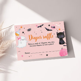 Boo Halloween Baby Shower Windschutzscheibe Mitteilungskarte