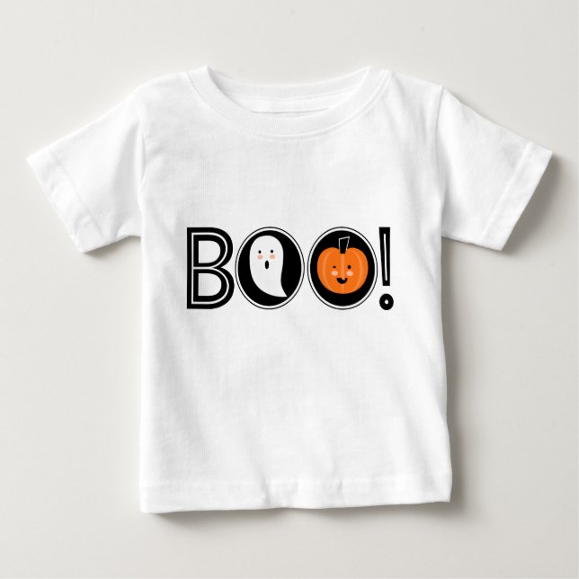 Boo! Halloween Baby T - Shirt (Vorderseite)