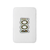 BOO Halloween Badematte (Vorderseite Vertikal)