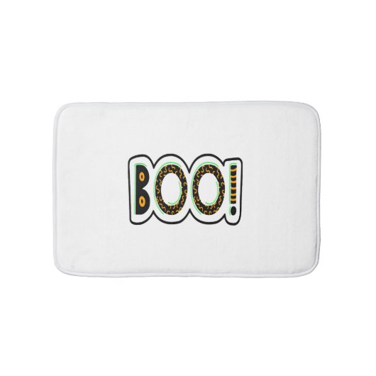 BOO Halloween Badematte (Vorderseite)