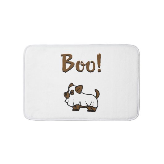 Boo Halloween Badematte (Vorderseite)