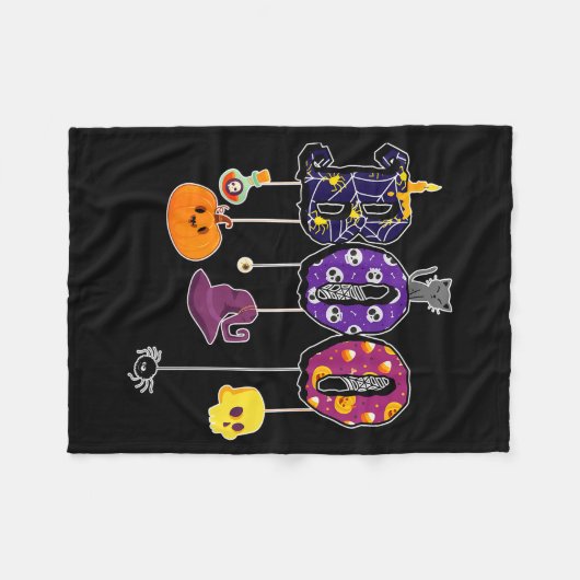 Boo Halloween Costume Sders, Ghosts, Pumkin & Fleecedecke (Vorderseite (Horizontal))