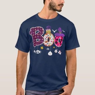 Boo Halloween Costume Spiders, Ghosts, Pumkin & Wi T-Shirt