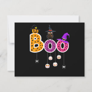 Boo Halloween Costume Spiders Ghosts Pumkin & Witc