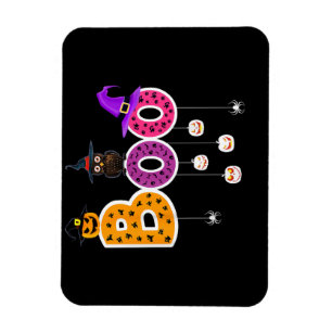 Boo Halloween Costume Spiders Ghosts Pumkin & Witc Magnet
