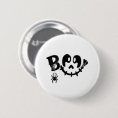 Boo - Halloween design Button (Vorne & Hinten)