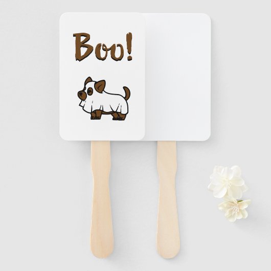 Boo Halloween Fächer (Vorne und Hinten)