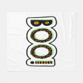 BOO Halloween Fleecedecke (Vorderseite (Horizontal))