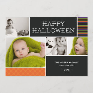 BOO!   HALLOWEEN FOTOKARTEN KARTE