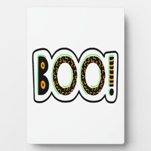 BOO Halloween                          Fotoplatte