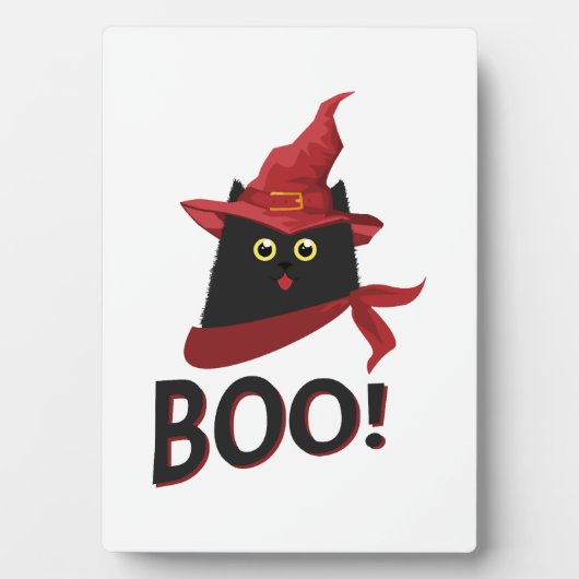 Boo Halloween         Fotoplatte (Vorderseite)