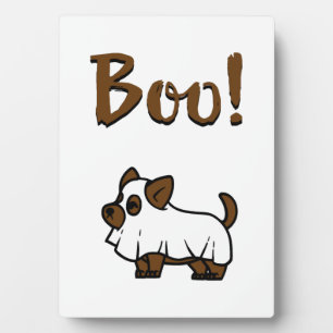 Boo Halloween Fotoplatte
