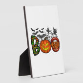 Boo Halloween Fotoplatte (Seite)