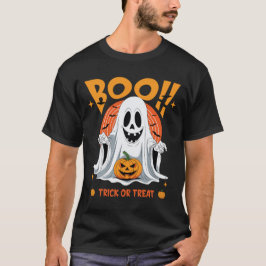 Boo! Halloween-Geist Süßes oder Saures T-Shirt