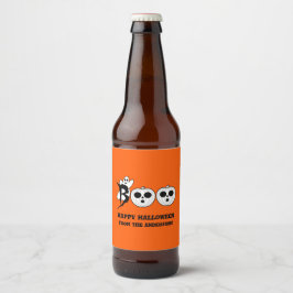 BOO! Halloween Ghost Beer Flaschenetikett-Set Bierflaschenetikett