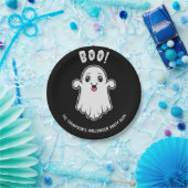 Boo Halloween Ghost benutzerdefinierter Text schwa Pappteller (Party)