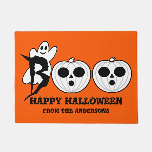 BOO! Halloween Ghost Doormat Fußmatte (Vorderseite)