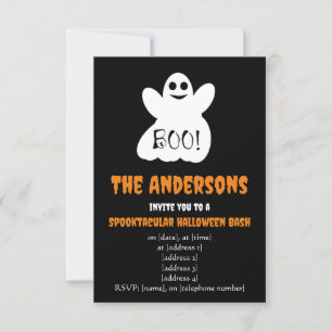 BOO! Halloween Ghost Einladung