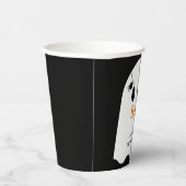 Boo! Halloween Ghost Girl Black Geburtstag Pappbecher (Rechts)