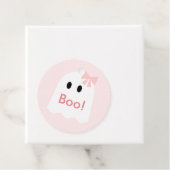 Boo! Halloween Ghost Girl Light Pink Geschenkanhänger (Beispiel)