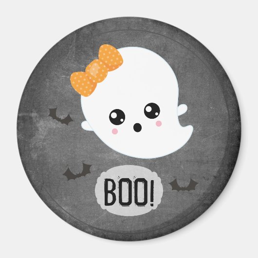 Boo Halloween Ghost Magnet (Vorne)