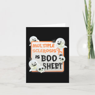 Boo Halloween Ghost MS Multiple Sklerose ist Boo S Karte