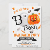 Boo! Halloween Ghost Niedlich Spooktacular Pumpkin Einladung (Vorderseite)