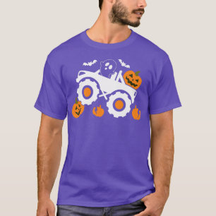 Boo Halloween Ghost Pumpkin Truck Trick or Treat S T-Shirt