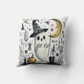 Boo Halloween Ghost Stars Nacht Halbmond Jack Spaß Kissen (Rückseite)