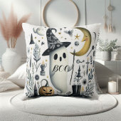 Boo Halloween Ghost Stars Nacht Halbmond Jack Spaß Kissen