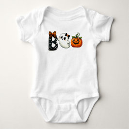 Boo Halloween Ghost und Pumpkin Baby Strampler