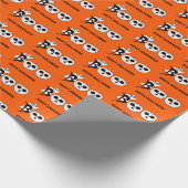 BOO! Halloween Ghost Wrapping Paper Geschenkpapier (Ecke)