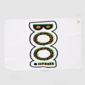 BOO Halloween Golfhandtuch (Horizontal)