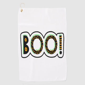 BOO Halloween Golfhandtuch