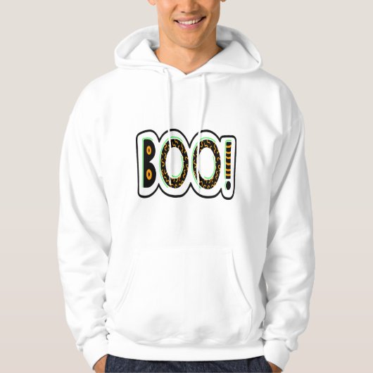 BOO Halloween Hoodie (Vorderseite)