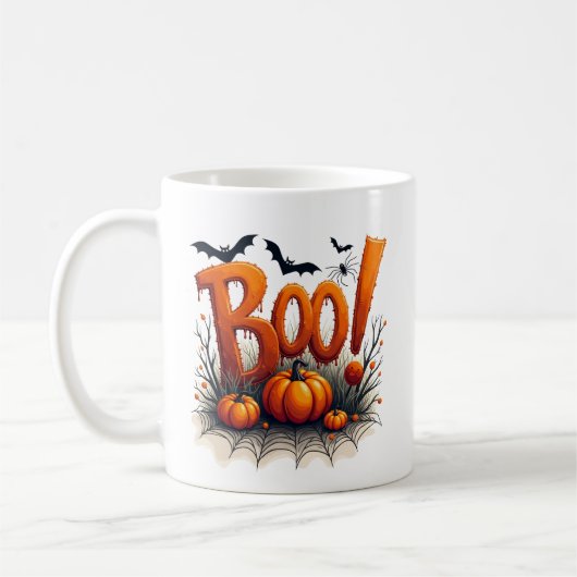 Boo Halloween Kaffeetasse (Links)