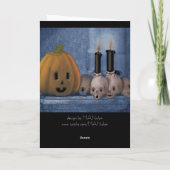 Boo! Halloween-Karte Karte (Rückseite)