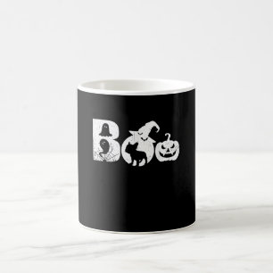 Boo Halloween Kostüm Bulldog Pumpkin & Hexenhut Verwandlungstasse