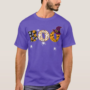 Boo Halloween Kostüm mit Spinnen und Hexenhut 1 T-Shirt