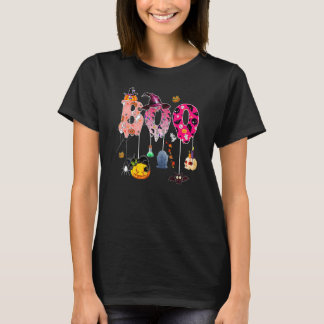 Boo Halloween-Kostüm Spinnen Geister Kürbis & Hexe T-Shirt