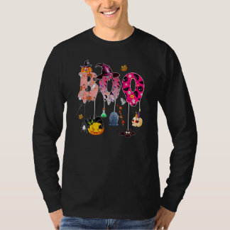 Boo Halloween-Kostüm Spinnen Geister Kürbis & Hexe T-Shirt