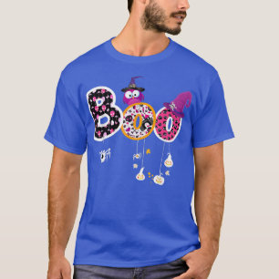 Boo Halloween Kostümspinnen, Geister, Pumkin & Wi T-Shirt