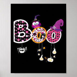 Boo Halloween Kostümspinnen Poster
