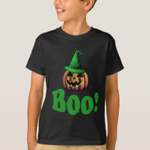 Boo Halloween Kürbislaterne T - Shirt