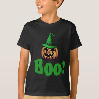 Boo Halloween Kürbislaterne T - Shirt