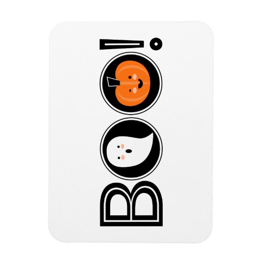 Boo! Halloween Magnet (Vertikal)