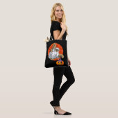 Boo Halloween mit Flosshut und Spike Tasche (Am Model)