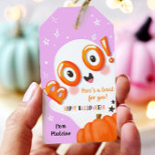 Boo! Halloween Niedlich Ghost-Leckerei für Dich Ge Geschenkanhänger